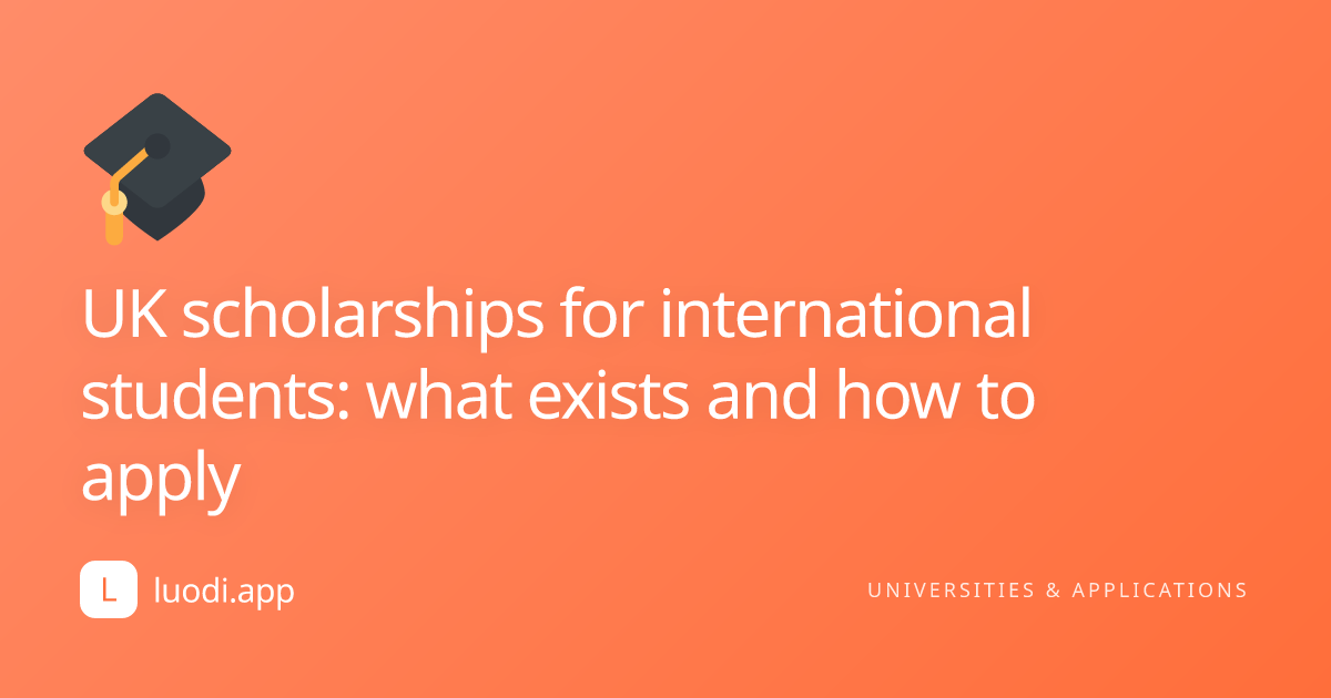 UK scholarships for international students: what exists and how to apply cover image