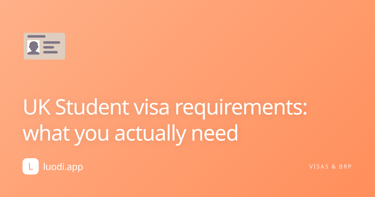 UK Student visa requirements: what you actually need cover image